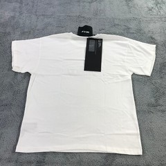 Hood By Air Shirt Mens Small S HBA White Gray Short Sleeve preppy Crew Neck
