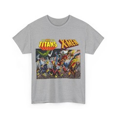 Uncanny X-Men Vs New Teen Titans T-Shirt – John Byrne Art – Wolverine, Starfire