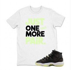 Just One More Pair Shirt to Match JD 11 Inner Beast, BLACK/WHITE