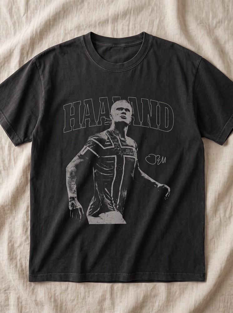 Erling Haaland Norway Soccer Vintage Comfort Colors Shirt