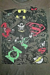 Justice League, Joker, Batman, Superman Men’s T-Shirt Size M