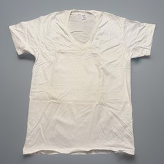 Hanes Vintage 80s Comfort Blend T-Shirt V Neck Men’s M Undershirt Made USA 6