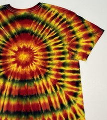 Gildan Tie Dye Adult Unisex T-Shirt Size Large Multicolor Hand Dyed Tee New