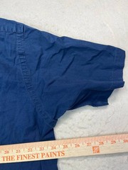 Vtg Ralph Lauren Blue Button 100% Cotton Down Blake Shirt Men’s Size L
