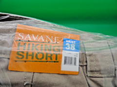 3XL FROOT OF THE LOOM POCKET TEE SHIRTS (3pcs) (NEW) & HIKING SHORTS