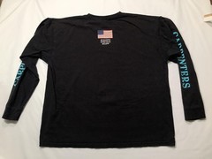 Bayside Shirt Mens 2XL Black Carpenters Los Gallos Politicos LS Made USA