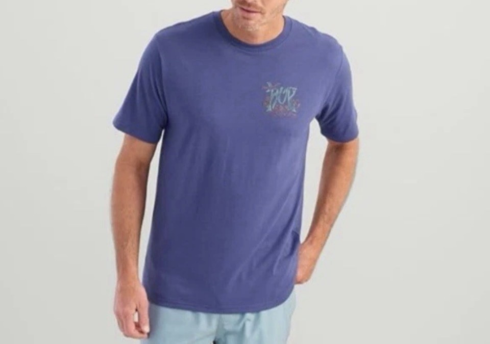 🔥HUK Men’s SS Performance Fishing -Night Sword Tee Skipper Blue, Sz. XL, NWT