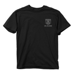 Black T-Shirt w/ Camouflage Dodge Ram Trucks Logo Emblem – Licensed