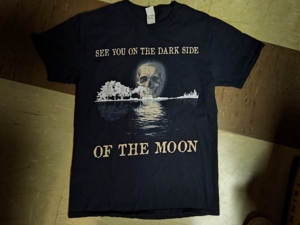 Vintage Pink Floyd Tee Shirt See You On The Dark side Of The Moon Black FOTL Sm