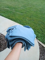 Comfort Colors Blank T-Shirt Ice Blue – 10 SHIRTS – VARIOUS SIZES – S, M, L, XL
