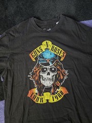 Men’s Big & Tall Guns N Roses Bravado Black Softstyle T-Shirt 1xl Tall