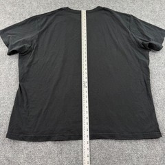 Uniqlo U T-Shirt 3XL Black Crew Neck Short Sleeve Cotton Mens 341-433028