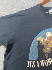 It’s A Wonderful Life Graphic Short Sleeve Black T-Shirt Men’s Size 3XL See Pics