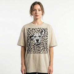 Halftone Dalmatian Portrait Streetwear Urban Dog Lover T-Shirt Retro Punk Tee