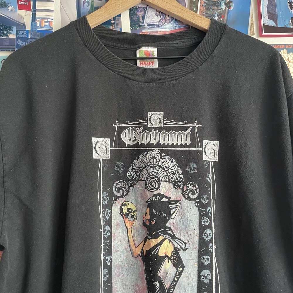 vintage 90s vampire the masquerade giovanni goth gothic art promo t-shirt Xl