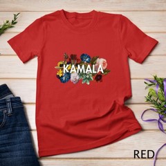 Kamala Harris Vintage Floral Feminine First Female President Unisex T-shirt