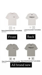Size Large Light Oatmeal – Fear of God Essentials T-Shirt Brand New Tags – White
