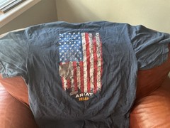 Ariat Rebar Mens T Shirt, Size L/G , Pocket, Short Sleeve, logo