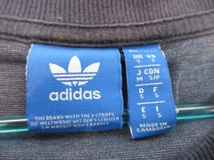 Adidas Shirt Mens Adult Small Blue Logo Crew Casual Outdoors Athletic
