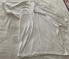 Solidworks Certified Professional CSWP Tee Shirt XL Extra Large Unisex White