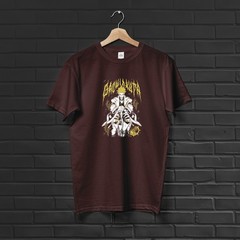 Enjin Yellow Graphic Casual Anime T-Shirt Men Unisex Cotton Summer Outfit Tee