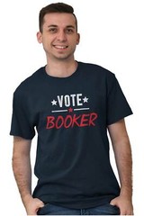 Political President Cory Booker For 2020 Adult Short Sleeve Crewneck Tee