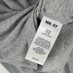 NN07 Shirt Mens Medium Gray Thermal Long Sleeve Crew Neck