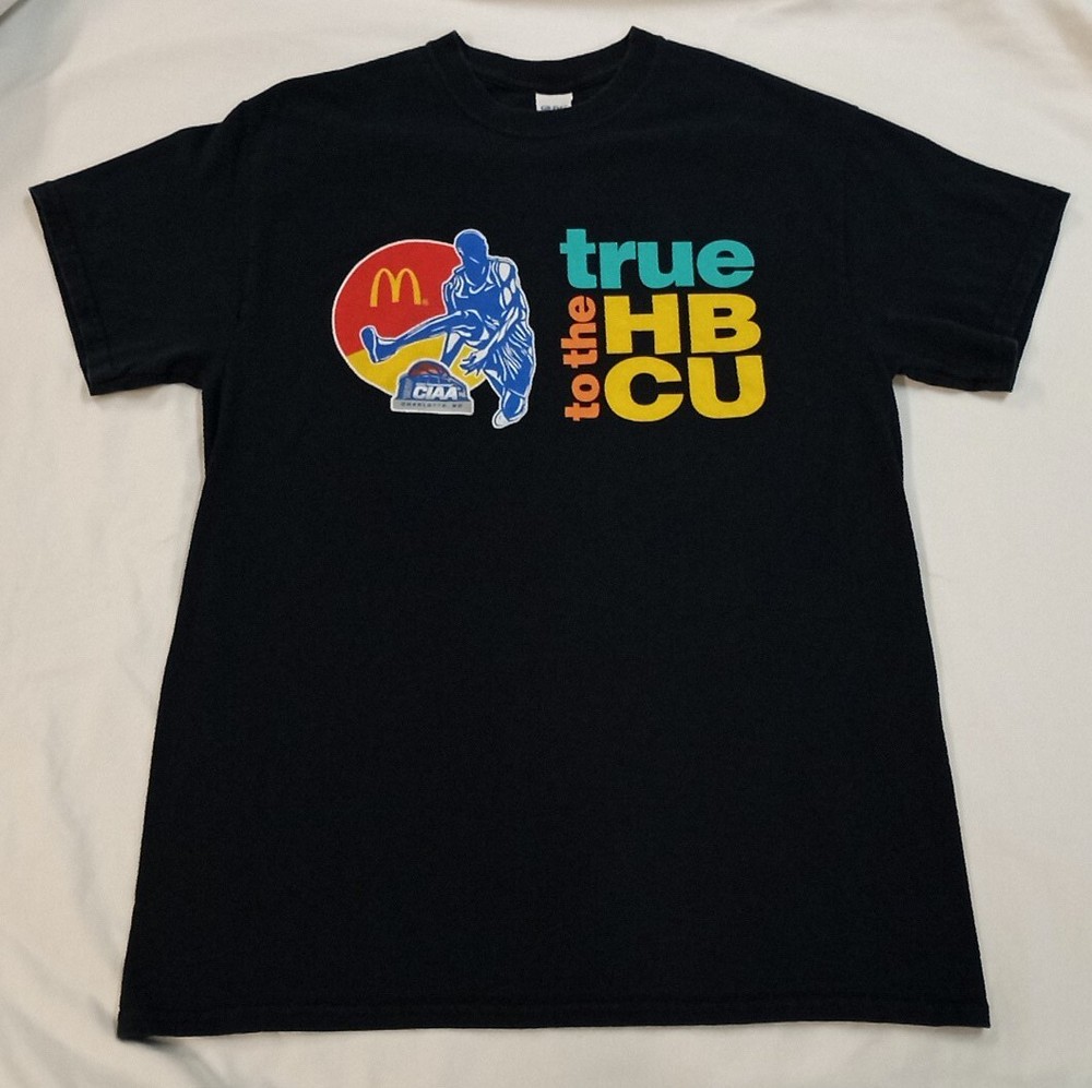 McDonald’s CIAA Tournament True to the HBCU Basketball T-Shirt – Size M