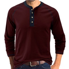Zonbailon men’s t-shirt men’s casual breathable loose base shirt long sleeve