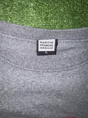 Vintage Marithe Francois Girbaud Y2K Silicon Applique Box Logo Tee XL