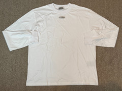 Dior Long Sleeved Tee Shirt white sz XL