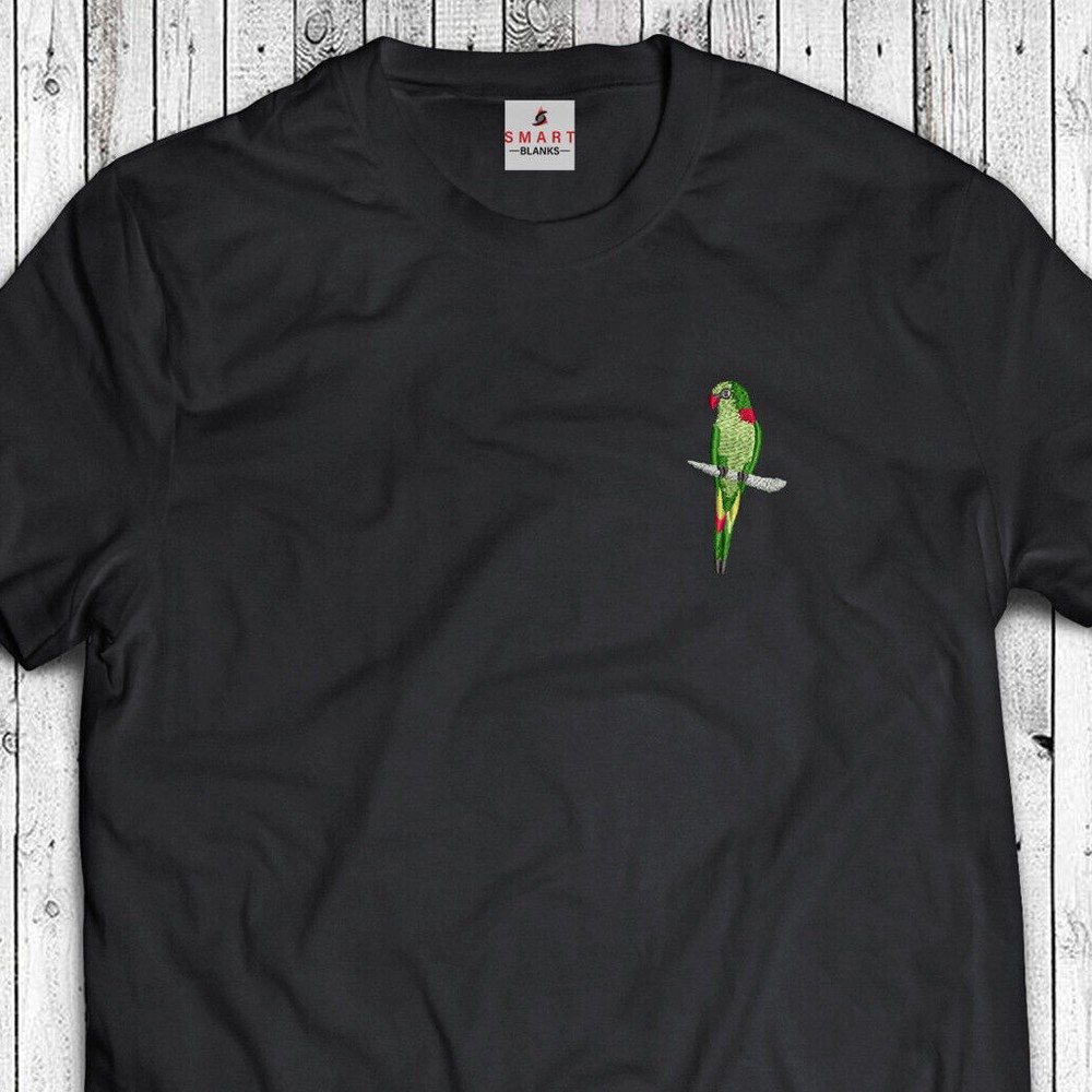 Perico Stitched Shirt parakeet Saca La Bolsita Embroidered T-Shirt