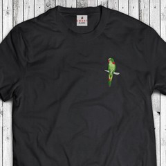 Perico Stitched Shirt parakeet Saca La Bolsita Embroidered T-Shirt