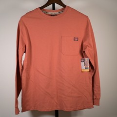 Wrangler Workwear Mens Redwood Long Sleeve Heavyweight Pocket Tee WW55270 L