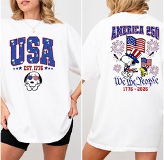 We The People America 250 Cartoon Graphic T-Shirt