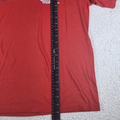 Vintage NCA Cheerleader T Shirt Red USA National Cheerleaders Assoc Russell M