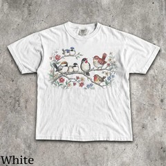 Birds on Branch Comfort Tee Men Women Nature Lover Wildlife Gift