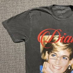 Princess Diana Shirt Large Moby Thrift Vintage Style 90s Rap Tee Queen Of Hearts