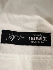 Air Jordan A Ma Maniere Long Sleeve Shirt Cream Size Small