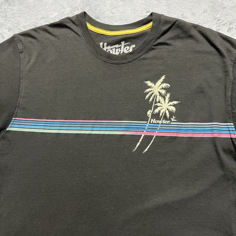 Howler Brothers Shirt Mens XL Gray Graphic Tee Heed The Call Cotton Poly Blend