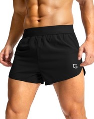 Running Shorts for Men 3 Inch Lighweight Quick Dry Workout Gym Athletic Joggi…