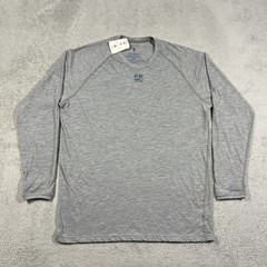 Tyndale FR Shirt Mens Large Gray Flame Resistant NFPA 2112 HRCI CAT 1 Base Layer
