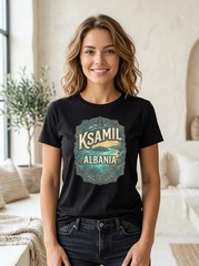 Ksamil Albania Turquoise Bay Graphic T-Shirt Unisex Travel Tee