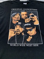 Shaka Wear Super Max Heavy Original Gangsters Rap Tee West Side Mens 2XL