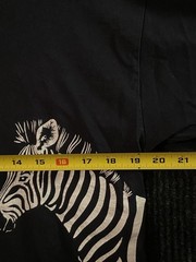 Vintage 1981 The National Zoo Zebra Wraparound T Shirt Size Medium/Large