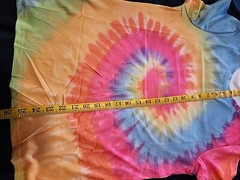 Tie Dye Adult Pigment Dyed Stylish T-Shirt Small