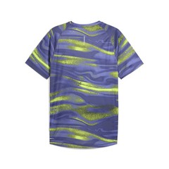 PUMA Run Velocity All Over Print Crew Neck Short Sleeve Athletic T-Shirt Mens Si