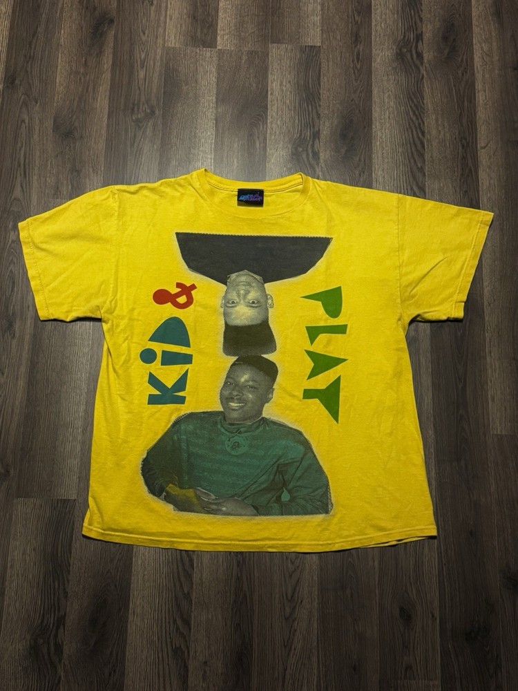 Vintage Kid N Play Shirt Mens Large Rap Hip Hop Graphic Tee Original Flavor 90s