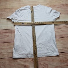 J.CREW Shirt Mens M White Broken-In Basic Cotton Crew Neck Tagless Easy Care