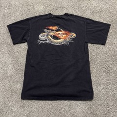 Vintage Hard Rock Cafe T Shirt Hollywood Ying Yang Dragon – M